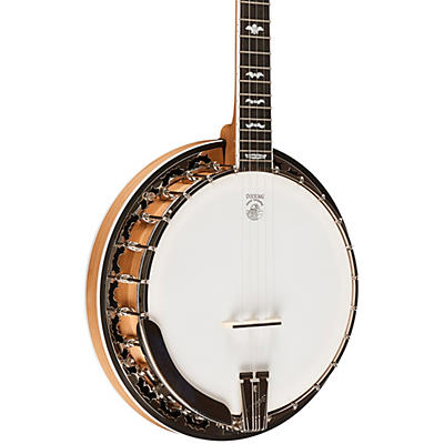 Deering White Lotus 5-String Resonator Banjo