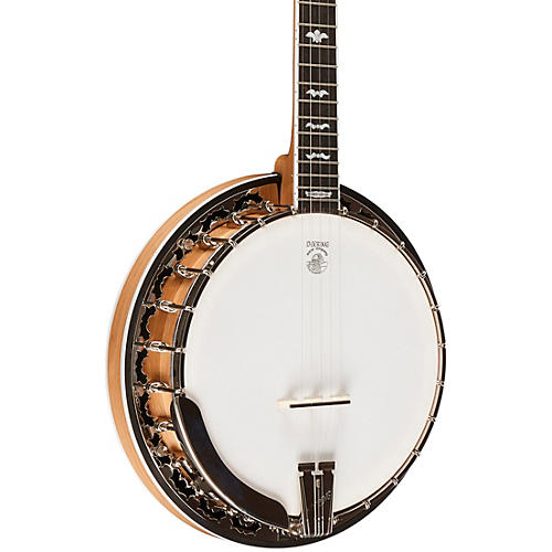 Deering White Lotus 5-String Resonator Banjo