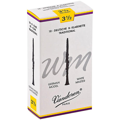 White Master Traditional Bb Clarinet Reeds
