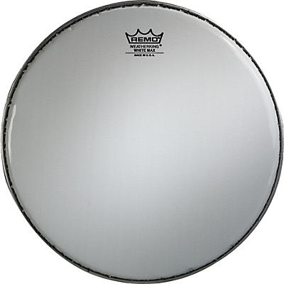Remo White Max Crimped Smooth White Marching Snare Drum Head