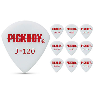 Pick Boy White Polyacetal Jazz Guitar Picks