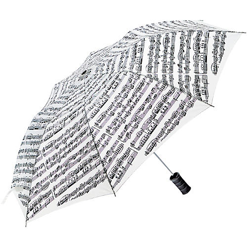 White Sheet Music Umbrella