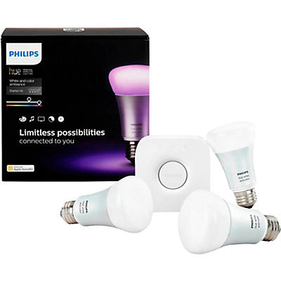 Philips Hue White and Color Ambiance Starter Kit A19