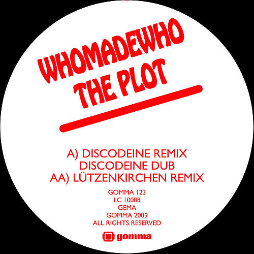 WhoMadeWho - Plot [Pt. 2] [Discodeine and Lutzenkirchen Remixes] [Single]