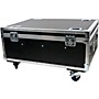 American DJ Wi Flight Case for WiFLY LED PAR Lights with Wheels Black