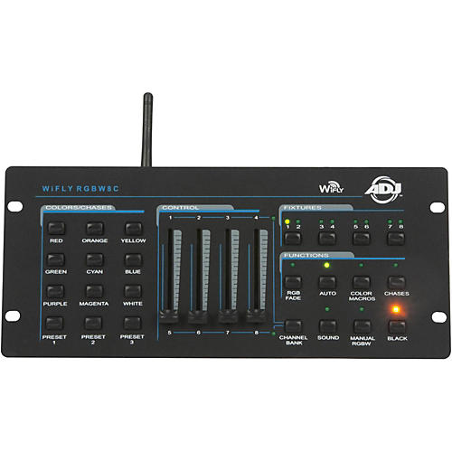 WiFly RGBW8C Wireless 4 Channel Color Mixing Controller