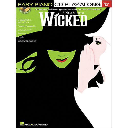 Wicked - Easy Piano CD Play-Along Volume 26 Book/CD Package
