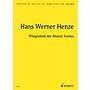 Schott Wiegenlied der Mutter Gottes (Study Score) Schott Series Composed by Hans Werner Henze