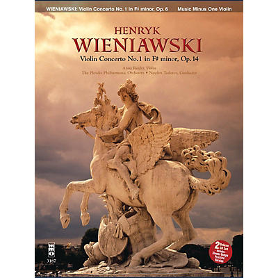 Music Minus One Wieniawski - Concerto No. 1 in F-sharp Minor, Op. 14 (2-CD Set) Music Minus One Series Softcover with CD