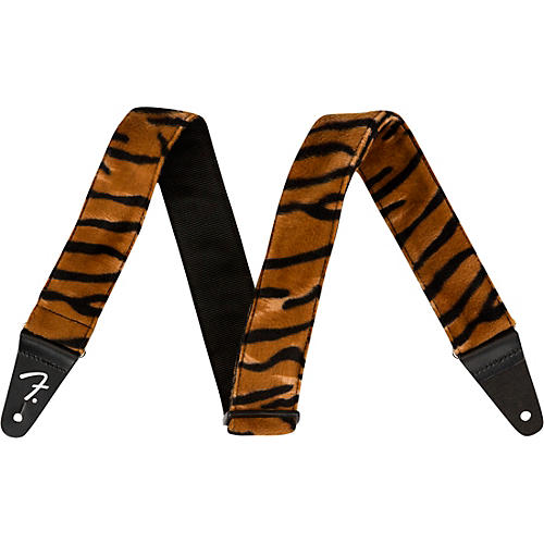Fender Wild Animal Print Guitar Strap Condition 1 - Mint Tiger 2 in.