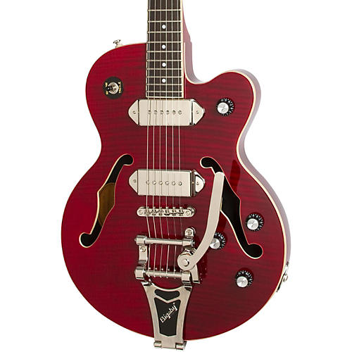 Epiphone Wildkat Ltd Semi-Hollowbody Electric Guitar With Bigsby Wine Red