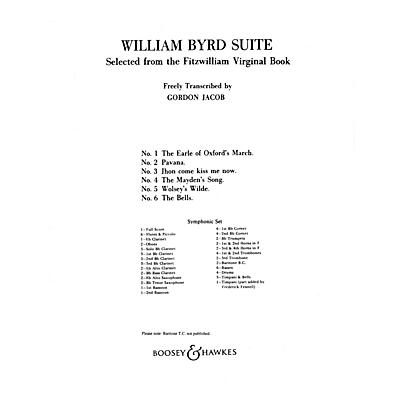 Boosey and Hawkes William Byrd Suite (Selected from the Fitzwilliam Virginal Book) Concert Band Composed by Gordon Jacob