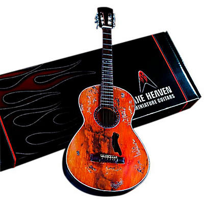 Axe Heaven Willie Nelson Signature Trigger Acoustic Miniature Guitar Replica Collectible