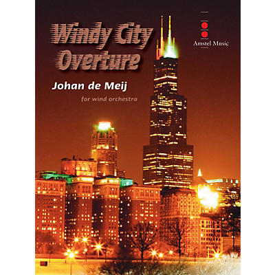 Amstel Music Windy City Overture (Score Only) Concert Band Composed by Johan de Meij