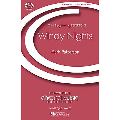 Boosey and Hawkes Windy Nights (CME Beginning) 2-Part composed by Mark Patterson
