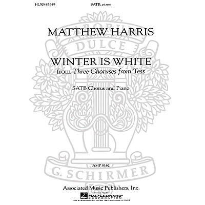 Associated Winter Is White (SSATBB and Piano (w/Tenor Solo)) SSATBB composed by Matthew Harris