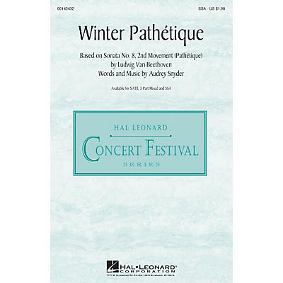 Hal Leonard Winter Pathétique SSA composed by Audrey Snyder