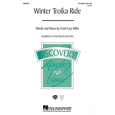 Hal Leonard Winter Troika Ride 2-Part Composed by Cristi Cary Miller