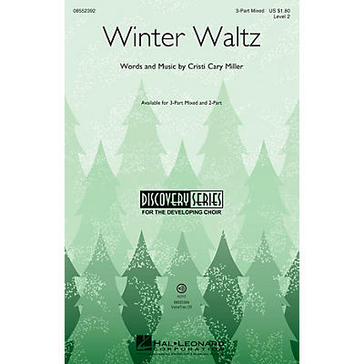 Hal Leonard Winter Waltz (Discovery Level 2) 2-Part Composed by Cristi Cary Miller