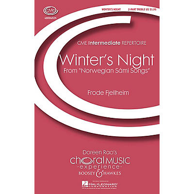 Boosey and Hawkes Winter's Night (Vinternatt) (from Norwegian Sami Songs) CME Intermediate 2-Part by Frode Fjellheim
