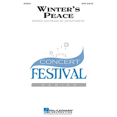 Hal Leonard Winter's Peace SATB composed by John Purifoy