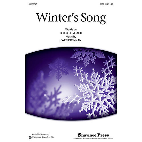 Shawnee Press Winter's Song SATB composed by Patti Drennan