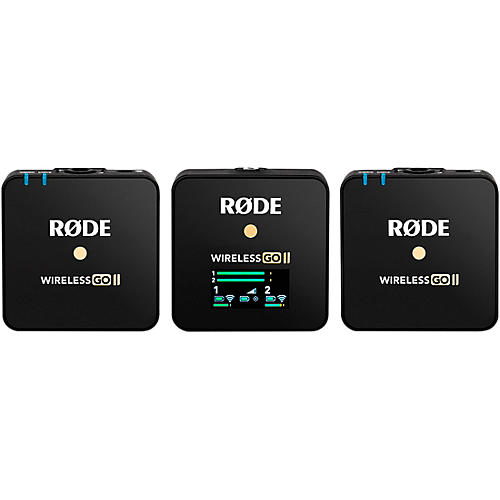 RODE Wireless Go II Dual-Channel Wireless Microphone System Condition 1 - Mint  Black