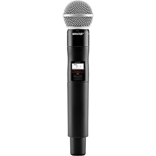 Shure QLXD2/SM58 Wireless Handheld Microphone Transmitter With Interchangeable SM58 Microphone Capsule Condition 1 - Mint Band X52