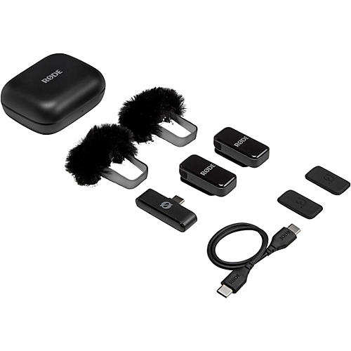 RODE Wireless Micro Ultra-Compact Wireless Microphone (USB) Black