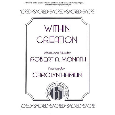 Hinshaw Music Within Creation SATB arranged by Carolyn Hamlin