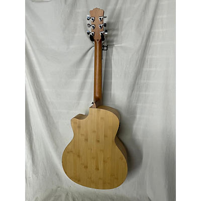 Luna Guitars Wl Bamboo Gae Acoustic Electric Guitar