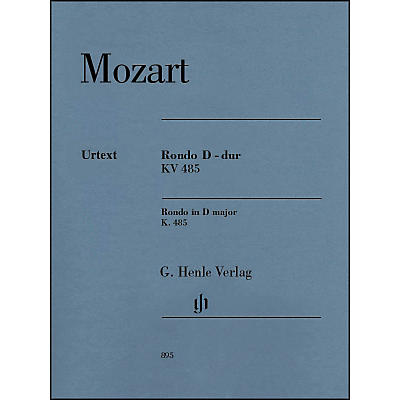 G. Henle Verlag Wolfgang Amadeus Mozart - Rondo in D Major K. 485