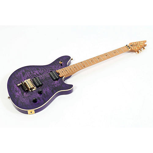 EVH Wolfgang Special QM Electric Guitar Condition 3 - Scratch and Dent Purple Burst 197881316013