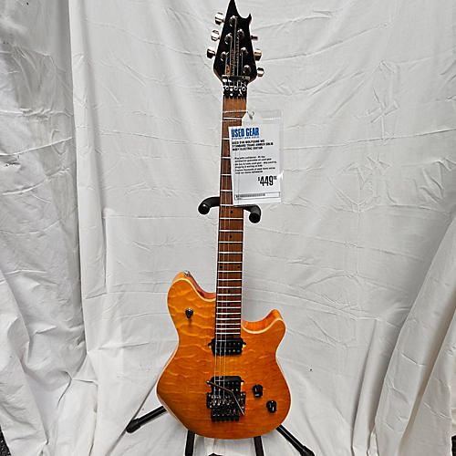 EVH Wolfgang WG Standard Solid Body Electric Guitar Trans Amber