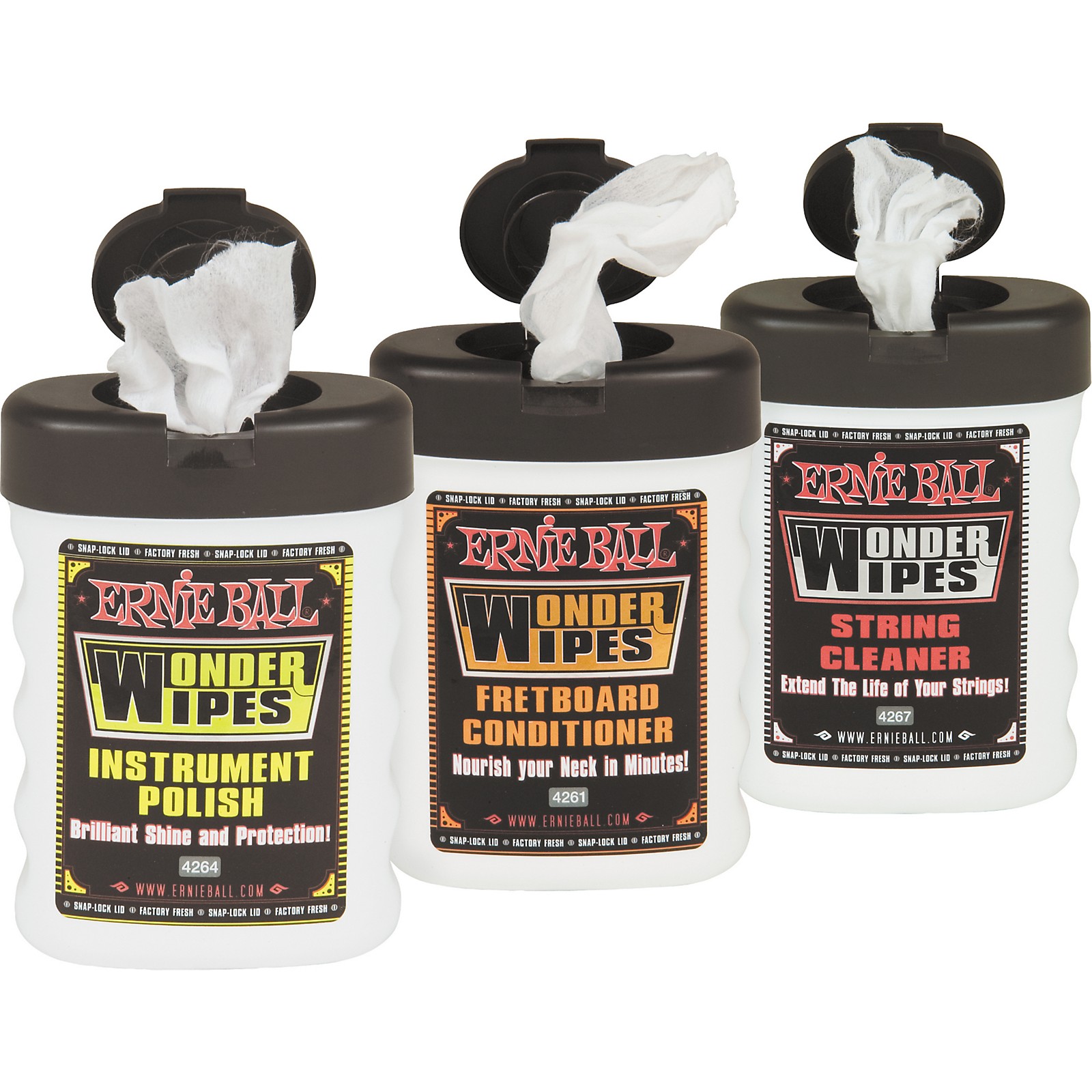 Ernie Ball Wonder Wipes Guitar Cleaning Kit Small Musician's Friend