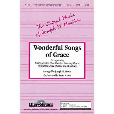 Shawnee Press Wonderful Songs of Grace SATB arranged by Joseph M. Martin