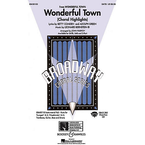 Hal Leonard Wonderful Town (Choral Highlights) Combo Parts Arranged by John Purifoy