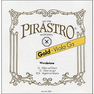 Pirastro Wondertone Gold Label Series Viola String Set