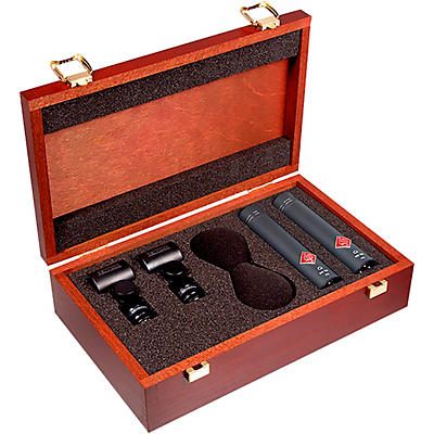 Neumann Wood Box for Two KM 180 or KM 80 Microphones