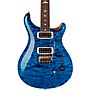 PRS Wood Library Custom 24-08 With Stained Maple Neck and Ziricote Fretboard Electric Guitar Aquamarine