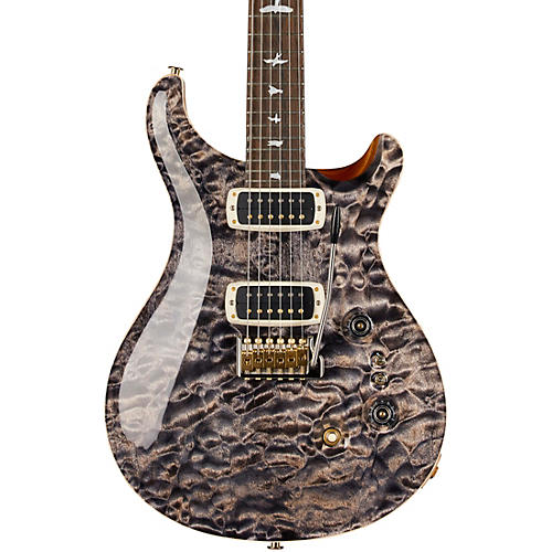 PRS Wood Library Custom 24-08 With Stained Maple Neck and Ziricote Fretboard Electric Guitar Charcoal