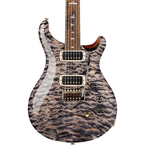 PRS Wood Library Custom 24-08 with Stained Maple Neck and Ziricote Fretboard Electric Guitar Charcoal