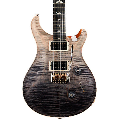 PRS Wood Library Custom 24 10-Top With Pattern Thin Neck and Ebony Fretboard Electric Guitar Condition 2 - Blemished Gray Black Fade 197881185251