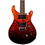 PRS Wood Library Custom 24 Electric Guitar - Fire Red Gray Black Fade