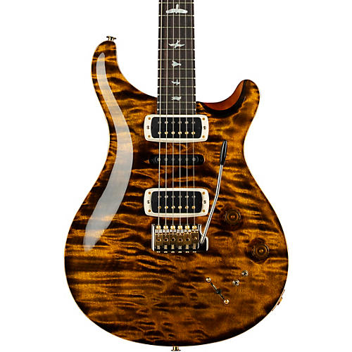 PRS Wood Library Modern Eagle V With 10-Top Quilt and East Indian Rosewood Neck Electric Guitar Yellow Tiger