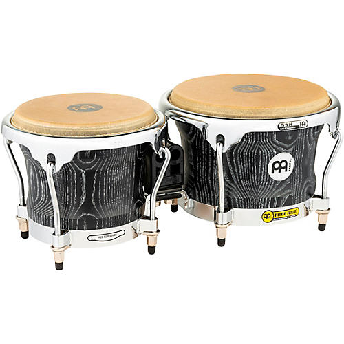 MEINL Woodcraft Bongos 7 and 8.5 in. Vintage Black