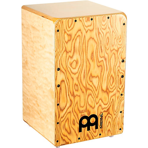 MEINL Woodcraft Series String Cajon with Makah Burl Frontplate Makah Burl