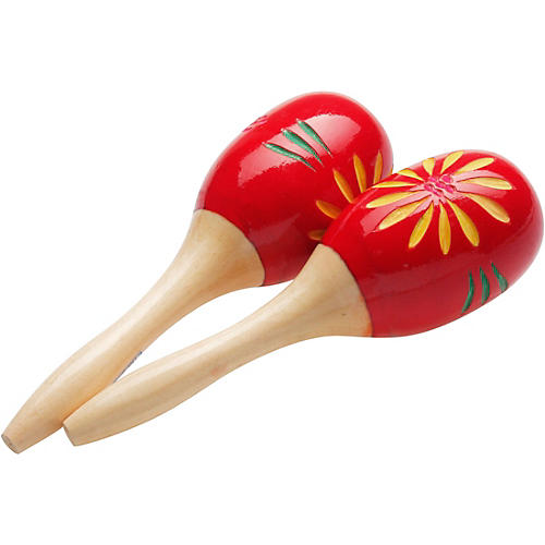 Stagg Wooden Maracas Red