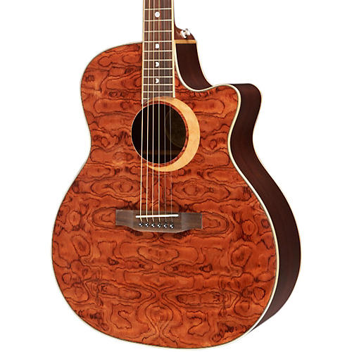 Woodland Series Bubinga Cutaway Acoustic-Electric Guitar