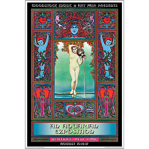 Hal Leonard Woodstock Original Wall Poster